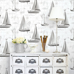 GALERIE WALLCOVERINGS Global Fusion Nautical Yachts 33' L x 21" W Smooth Wallpaper Roll