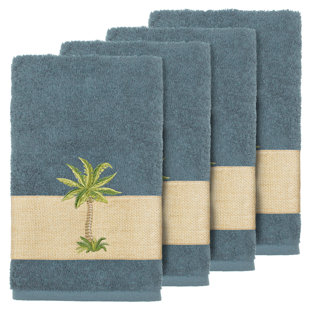 LINUM HOME TEXTILES Colton Turkish Cotton Hand Towel (Set of 4)