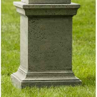 CAMPANIA INTERNATIONAL Greenwich Weather Resistant Concrete Pedestal