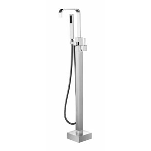 JADE BATH Hazel 1 Handle Floor Mounted Tub Filler with Diverter and Handshower