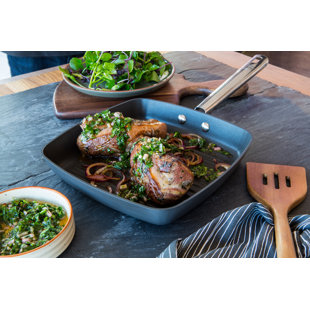 Anolon Professional Hard Anodised 24cm Square Grillpan - Black