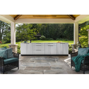 NEWAGE PRODUCTS 185" 10-Piece Modular Outdoor Kitchen