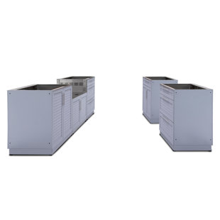 NEWAGE PRODUCTS 192'' 4-Piece Modular Outdoor Kitchen