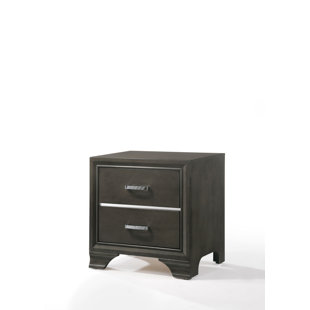 IVY BRONX Siordia Solid + Manufactured Wood Nightstand