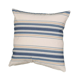 RENNIE & ROSE DESIGN GROUP Benat Striped Reversible Throw Pillow