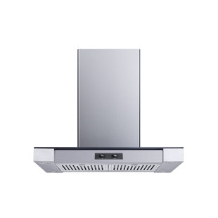 WINFLO H155C Series 30" 300 CFM Convertible Island Range Hood in Stainless Steel
