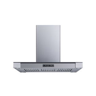 WINFLO H155C Series 36" 300 CFM Convertible Island Range Hood in Stainless Steel With Filter Included