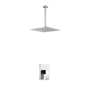 KUBE BATH Aqua Piazza Volume Complete Shower System with Rough-in Valve