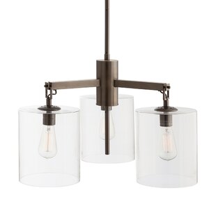 ARTERIORS Parrish 3 - Light Dimmable Cylinder Chandelier