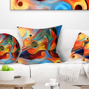 DESIGN ART Reversible Throw Pillow