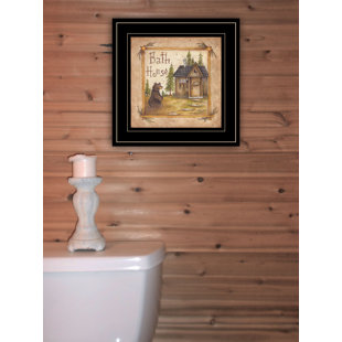 MILLWOOD PINES Bath House Framed Wall Art for Bathroom Wall Décor Framed Print By Mary Ann June