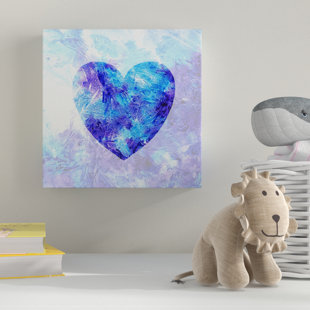 HARRIET BEE Kyzer Heart Silhouette Painting Graphic Art on Canvas