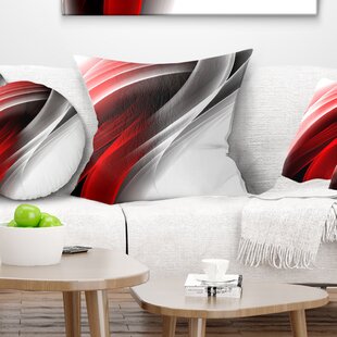 DESIGN ART Abstract Reversible Throw Pillow