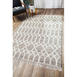 IVY BRONX Elvia Handmade Flatweave Jute/Sisal Gray Rug