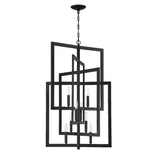 CRAFTMADE Portrait 8 - Light Dimmable Lantern Geometric Chandelier