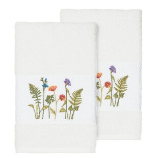 LINUM HOME TEXTILES Serenity Turkish Cotton Hand Towel (Set of 2)