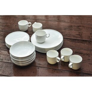 Red Vanilla Everytime 24 Piece Dinnerware Set, Service for 6