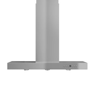 ZLINE 48" KE 400 CFM Convertible Island Range Hood in Brushed Stainless Steel
