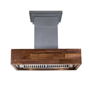 ZLINE 30" ButcherBlock 400 CFM Convertible Wall Mount Range Hood