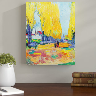 VAULT W ARTWORK " Les Alyscamps " by Vincent Van Gogh