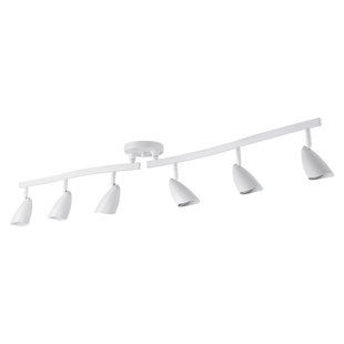 GLOBE ELECTRIC COMPANY Grayson 52.36'' 6 -Light Swing Arm Track Track Kit with Dimmable and Adjustable Head