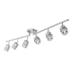 GLOBE ELECTRIC COMPANY Kearney 46.14'' 6 -Light Swing Arm Track Track Kit with Dimmable and Adjustable Head