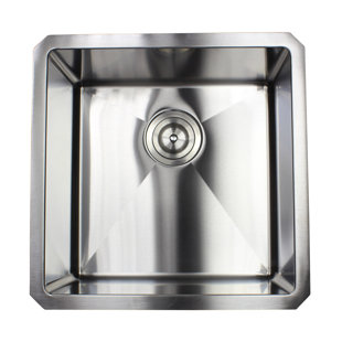 EMODERN DECOR CozyBlock 18" L x 18" W Undermount Kitchen Sink