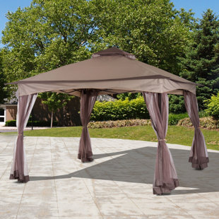 DAKOTA FIELDS Callihan 3m x 3m Metal Patio Gazebo