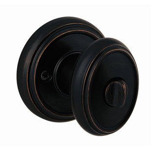 BALDWIN Carnaby Privacy (Bed & Bath) Door Knob with Circle Rosette