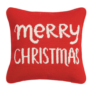 MISTLETOE AND CO. Reversible Throw Pillow