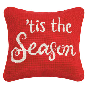 MISTLETOE AND CO. Reversible Throw Pillow