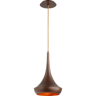 HOME CONCEPT INC 1 - Light Oiled Bronze Single Pendant