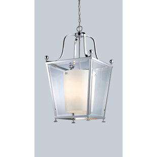 DARBY HOME CO Cully 4 - Light Lantern Geometric Chandelier