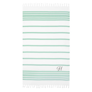 LINUM HOME TEXTILES Herringbone Turkish Cotton Beach Towel