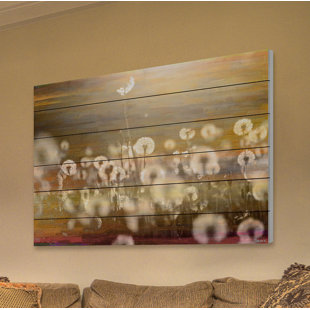 ROSALIND WHEELER Field On Wood by Parvez Taj Print