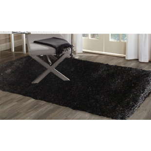 LINEN DEPOT DIRECT Shag 3' x 5' Chocolate Area Rug