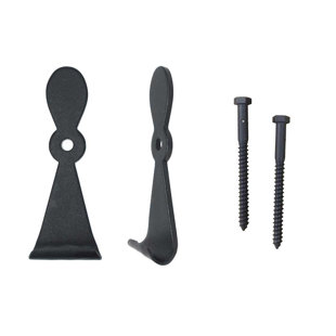 PERFECT SHUTTERS, INC. Large Georgetown Shutter Dog with Lag Bolt