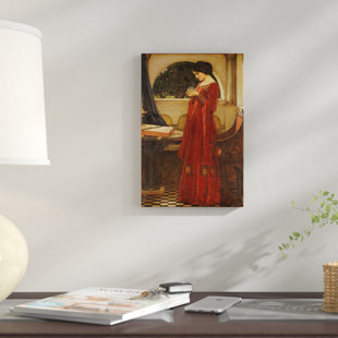 VAULT W ARTWORK 'The Crystal Ball, 1902' by John William Waterhouse Print on Canvas