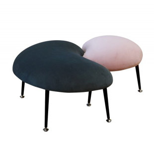 HAPPY BAROK 2-tlg. Hocker-Set Plum