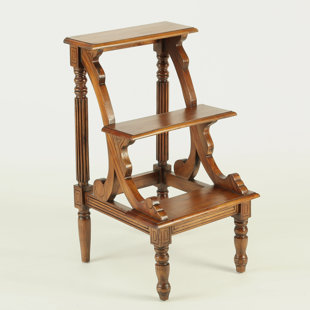 WFX UTILITY™ Library 3 Step Wood Step Stool