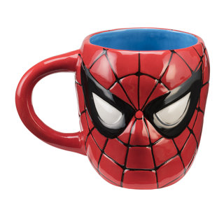 VANDOR LLC Marvel Spider-Man Handmade Ceramic Coffee Mug