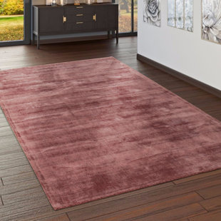 BRAYDEN STUDIO Jaquan Handmade Pink Rug
