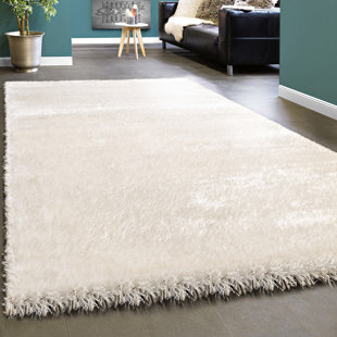 ROSDORF PARK Erwin Solid Colour White Area Rug