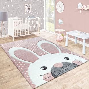 ZOOMIE KIDS Ryanne Flatweave Pink Rug