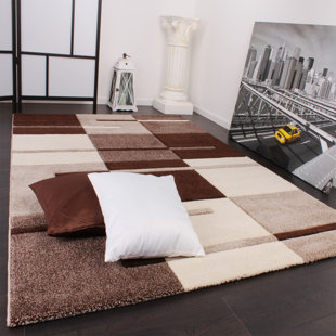 WADE LOGAN Pilibbos Geometric Machine Woven Area Rug
