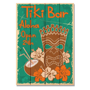 GIZAUN ART Wile E. Wood Farmhouse / Country On Wood Print