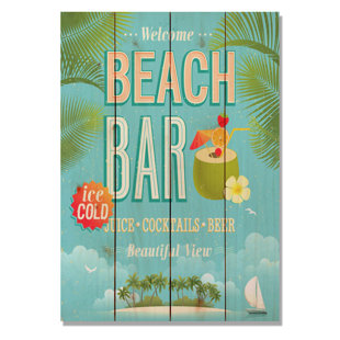 GIZAUN ART Wile E. Wood Farmhouse / Country On Wood Print