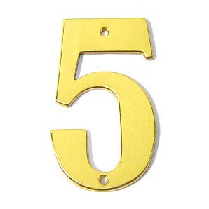 SMEDBO Villa 2.63'' H Brass House Number