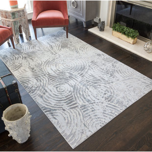 COSMOLIVING BY COSMOPOLITAN Delancey Gray Rug