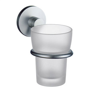 SMEDBO Studio Frosted Glass Tumbler and Tumbler Holder